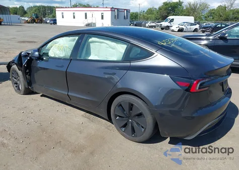 2025 Tesla Model 3 Long Range All-Wheel Drive из США, поврежденный, VIN 5YJ3E1EB0SF892253